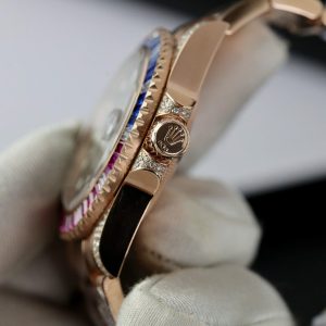 Đồng Hồ Rolex GMT-Master II 126755 SARU Chế Tác Bọc Vàng Hồng Cao Cấp 41mm (2)