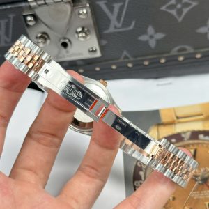 Đồng Hồ Rolex Nữ DateJust Chế Tác Demi Vàng Hồng Mặt Sundust Nhà Máy THB 31mm (2)