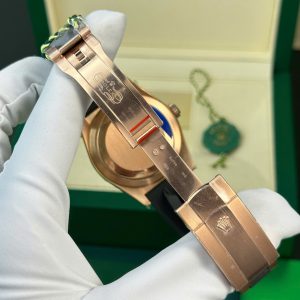 Đồng Hồ Rolex Sky-Dweller Mặt Nâu Chế Tác Mạ Vàng Hồng Nặng 192 Grams Xưởng ZF 42mm (2)