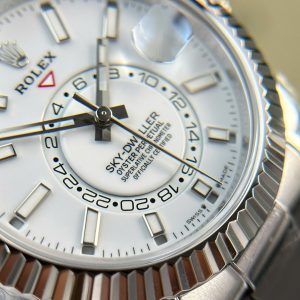 Đồng Hồ Rolex Sky-Dweller Mặt Trắng Replica 11 Tuỳ Chỉnh Trọng Lượng 192 Grams Xưởng ZF 42mm (2)