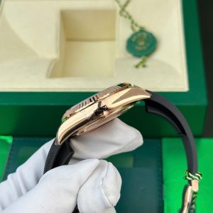 Đồng Hồ Rolex Sky-Dweller Mặt Xám Chế Tác Mạ Vàng Hồng Nặng 192 Grams Xưởng ZF 42mm (2)