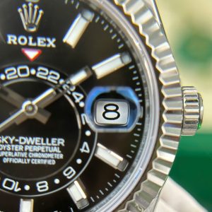 Đồng Hồ Rolex Sky-Dweller Replica 11 Mặt Đen Trọng Lượng 192 Grams Xưởng ZF 42mm (2)
