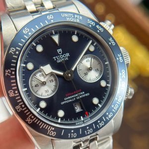 Đồng Hồ Tudor Black Bay Chronograph Replica 11 Mặt Xanh Blue Xưởng TW 41mm (2)