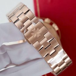 Đồng Hồ Vacheron Constantin Replica 11 Overseas Dual Time 7920V Mặt Trắng 41mm (2)