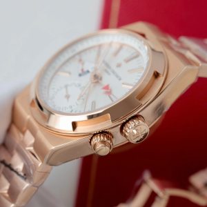Đồng Hồ Vacheron Constantin Replica 11 Overseas Dual Time 7920V Mặt Trắng 41mm (2)