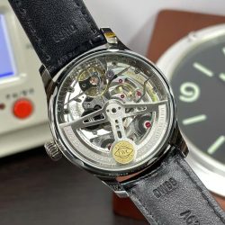 Đồng hồ IWC Portugieser Automatic 5007 Replica 11 Dây Da Mặt Xanh 42mm (6)