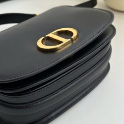 Túi Đeo Chéo Dior 30 Montaigne Avenue Top Handle Siêu Cấp Màu Đen 19x12x8cm (2)