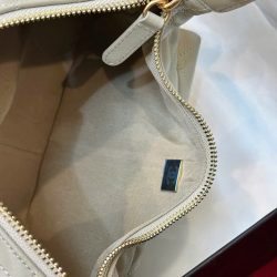 Túi Xách Chanel Hobo Small Siêu Cấp Nữ Da Cừu Màu Xám Nhạt 31x22x15cm (2)