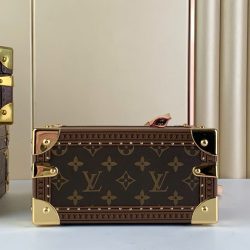 Túi Xách Dáng Cốp Louis Vuitton Siêu Cấp LV Valisette Tresor Hoạ Tiết Monogram 22.5x14.5x11 (8)