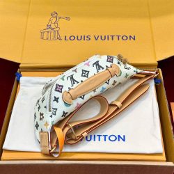 Túi Xách Louis Vuitton LV Belt Màu Trắng Siêu Cấp Hoạ Tiết Monogram 30x15x8cm (1)