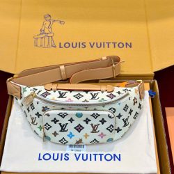 Túi Xách Louis Vuitton LV Belt Màu Trắng Siêu Cấp Hoạ Tiết Monogram 30x15x8cm (1)