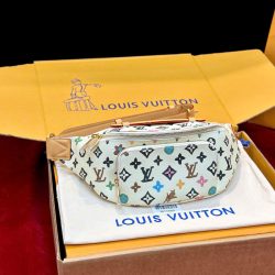 Túi Xách Louis Vuitton LV Belt Màu Trắng Siêu Cấp Hoạ Tiết Monogram 30x15x8cm (1)