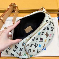 Túi Xách Louis Vuitton LV Belt Màu Trắng Siêu Cấp Hoạ Tiết Monogram 30x15x8cm (1)