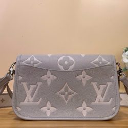 Túi Xách Louis Vuitton LV Diane Sac Like Auth Hoạ Tiết Dập Chìm 23x16x8 (2)