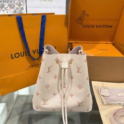 Túi Xách Louis Vuitton LV NeoNoe Like Auth Màu Trắng Sữa 25cm (2)