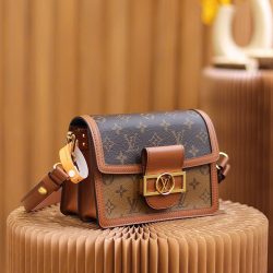 Túi Xách Louis Vuitton Siêu Cấp LV Dauphine Hoạ Tiết Monogram 20cm (2)