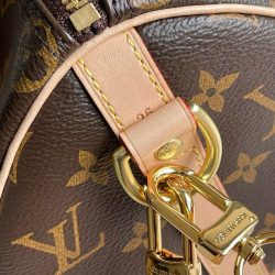 Túi Xách Louis Vuitton Siêu Cấp LV Speedy bandouliere Hoạ Tiết Monogram Màu Nâu 25cm (2)