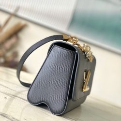Túi Xách Louis Vuitton Siêu Cấp LV Twist Màu Đen Dây Đeo Chéo 23x17cm (2)