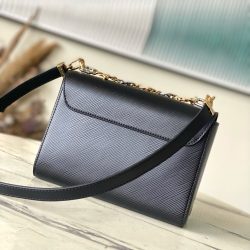 Túi Xách Louis Vuitton Siêu Cấp LV Twist Màu Đen Dây Đeo Chéo 23x17cm (2)