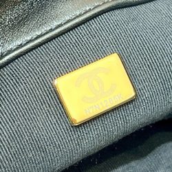 Túi Xách Nữ Chanel Flap 24K Siêu Cấp Màu Đen Khoá Vàng 21mm (2)