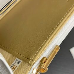 Túi Xách Nữ Chanel Woc Siêu Cấp Màu Trắng Khoá Vàng 19cm (2)