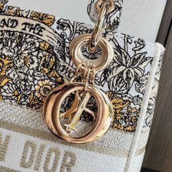 Túi Xách Nữ Dior Lady Hoạ Tiết Thêu Thổ Cẩm Siêu Cấp 24cm (2)
