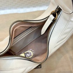 Túi Xách Nữ Gucci Marmont Siêu Cấp Màu Trắng Khoá Vàng 21x13cm (2)