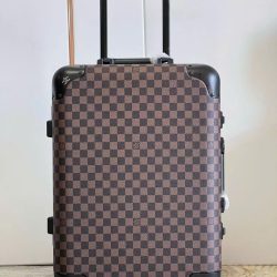 Vali Louis Vuitton Siêu Cấp Hoạ Tiết Caro Màu Nâu 20Inch (2)