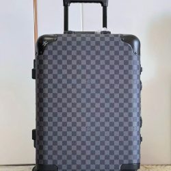 Vali Louis Vuitton Siêu Cấp Hoạ Tiết Caro Màu Tím Than 20Inch (2)