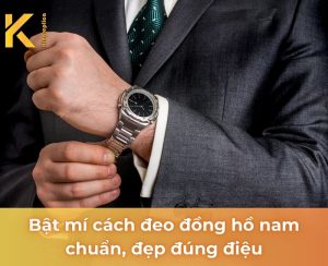 cách đeo đồng hồ nam