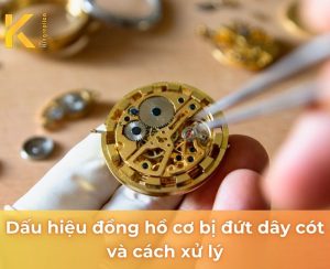 đồng hồ cơ bị đứt dây cót