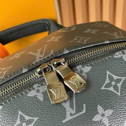Balo Louis Vuitton Like Auth Màu Xám Họa Tiết Monogram 30cm (2)