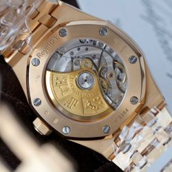 Đồng Hồ Audemars Piguet Mặt Trắng Chế Tác Bọc Vàng Hồng Unisex 37mm (2)