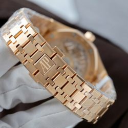 Đồng Hồ Audemars Piguet Rep Cao Cấp 15510R Royal Oak 50th Anniversary Mặt Xanh Blue Bọc Vàng Thật 41mm (2)