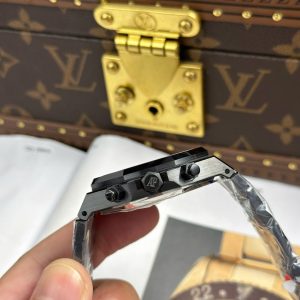 Đồng Hồ Audemars Piguet Replica 11 Royal Oak Chronograph 26240 Vỏ Gốm Mặt Xanh Than APS 41mm (2)