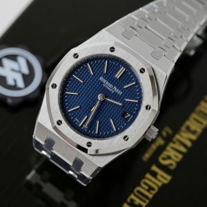 Đồng Hồ Audemars Piguet Replica 11 Royal Oak Jumbo Extra-thin 15202 Mặt Xanh Blue Xưởng ZF 39mm (2)