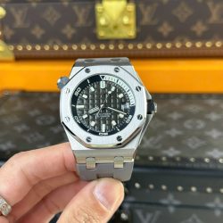 Đồng Hồ Audemars Piguet Replica 11 Royal Oak Offshore 15720 Màu Xám Dây Cao Su Nhà Máy APS 42mm (2)
