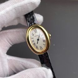 Đồng Hồ Cartier Baignoire WGBA0017 Replica Cao Cấp Nữ Dây Da AF Factory 24,6x18,7mm (1)