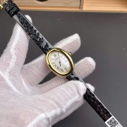 Đồng Hồ Cartier Baignoire WGBA0017 Replica Cao Cấp Nữ Dây Da AF Factory 24,6x18,7mm (1)