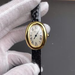 Đồng Hồ Cartier Baignoire WGBA0017 Replica Cao Cấp Nữ Dây Da AF Factory 24,6x18,7mm (1)