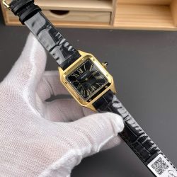 Đồng Hồ Cartier Santos-Dumont WGSA0077 Replica 11 Màu Đen Máy Pin Xưởng AF 43,5x31,4mm (1)