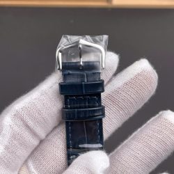 Đồng Hồ Cartier Santos Dumont WSSA0022 Rep 11 Nam Dây Da Màu Xanh Dương AF Factory 43,5mm (1)