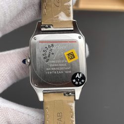 Đồng Hồ Cartier Santos Dumont WSSA0022 Rep 11 Nam Dây Da Màu Xanh Dương AF Factory 43,5mm (1)