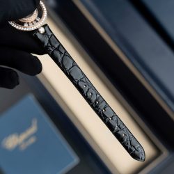 Đồng Hồ Chopard Happy 203857 Replica Cao Cấp Đính Full Kim Cương Moissanite + Bọc Vàng Hồng 36mm (2)