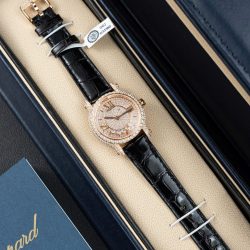 Đồng Hồ Chopard Happy 274891 Chế Tác Đính Full Kim Cương Nhân Tạo + Bọc Vàng Thật 36mm (2)