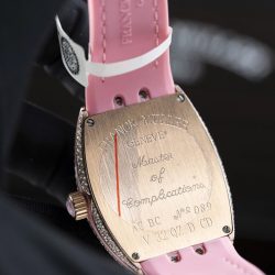 Đồng Hồ Franck Muller Vanguard V32 Mặt Skeleton Chế Tác Đính Full Kim Cương Moissanite 36mm (2)