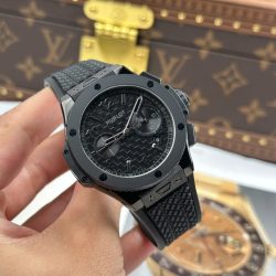 Đồng Hồ Hublot Big Bang 20th Anniversary Ceramic All Black Chronograph Chế Tác Xưởng BBA 43mm (2)