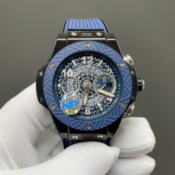 Đồng Hồ Hublot Big Bang Unico 'O Ka Mua Chronograph Replica Cao Cấp Xưởng HB 45mm (1)