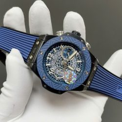 Đồng Hồ Hublot Big Bang Unico 'O Ka Mua Chronograph Replica Cao Cấp Xưởng HB 45mm (1)