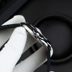 Đồng Hồ Hublot Classic Fusion Mặt Xám Chế Tác Vỏ Đính Full Kim Cương Thiên Nhiên 42mm (2)